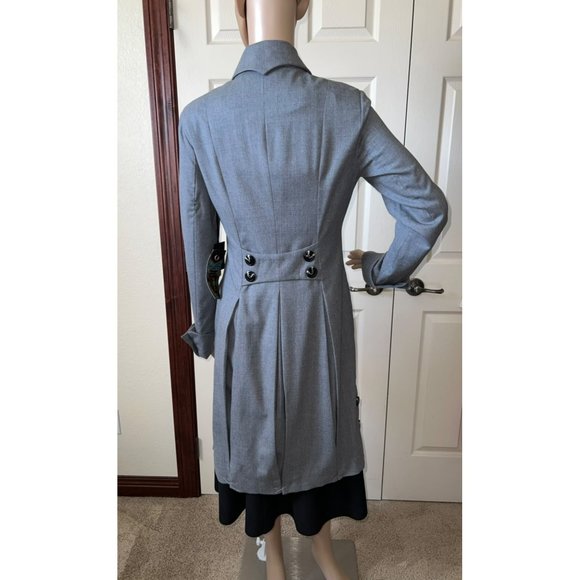 2OH Threads Long Wool Military Jacket Size Small Retail $379 - Picture 5 of 11